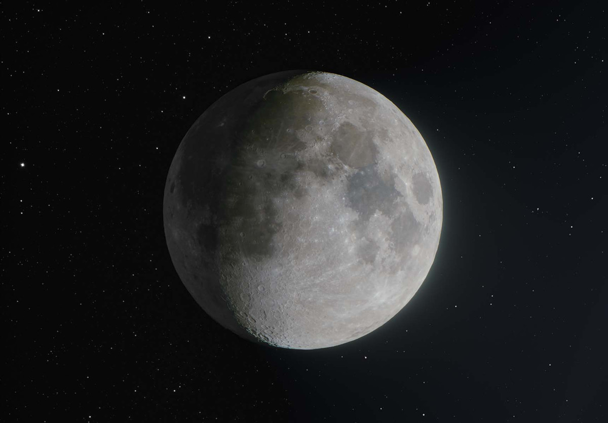 79% Waxing Gibbous Moon